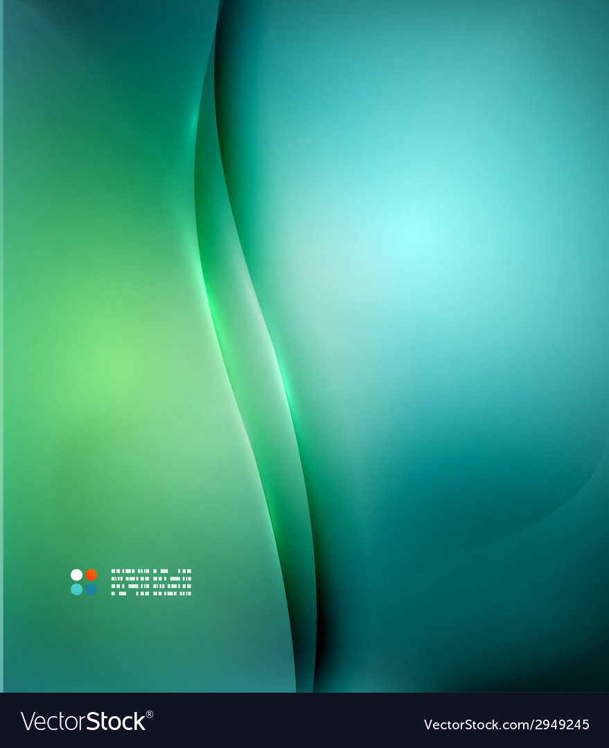 Green and blue blurred design template