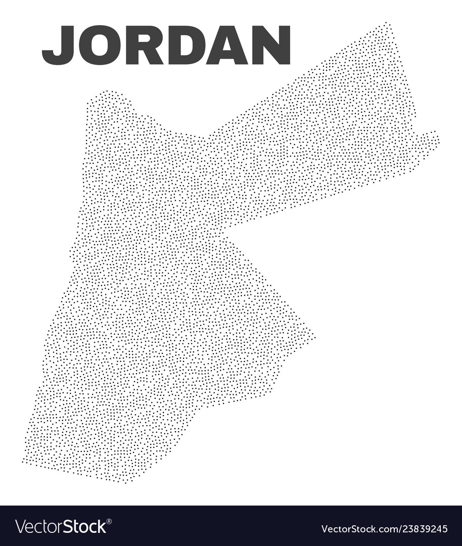 Jordan map of dots Vector Image Jordan map of dots