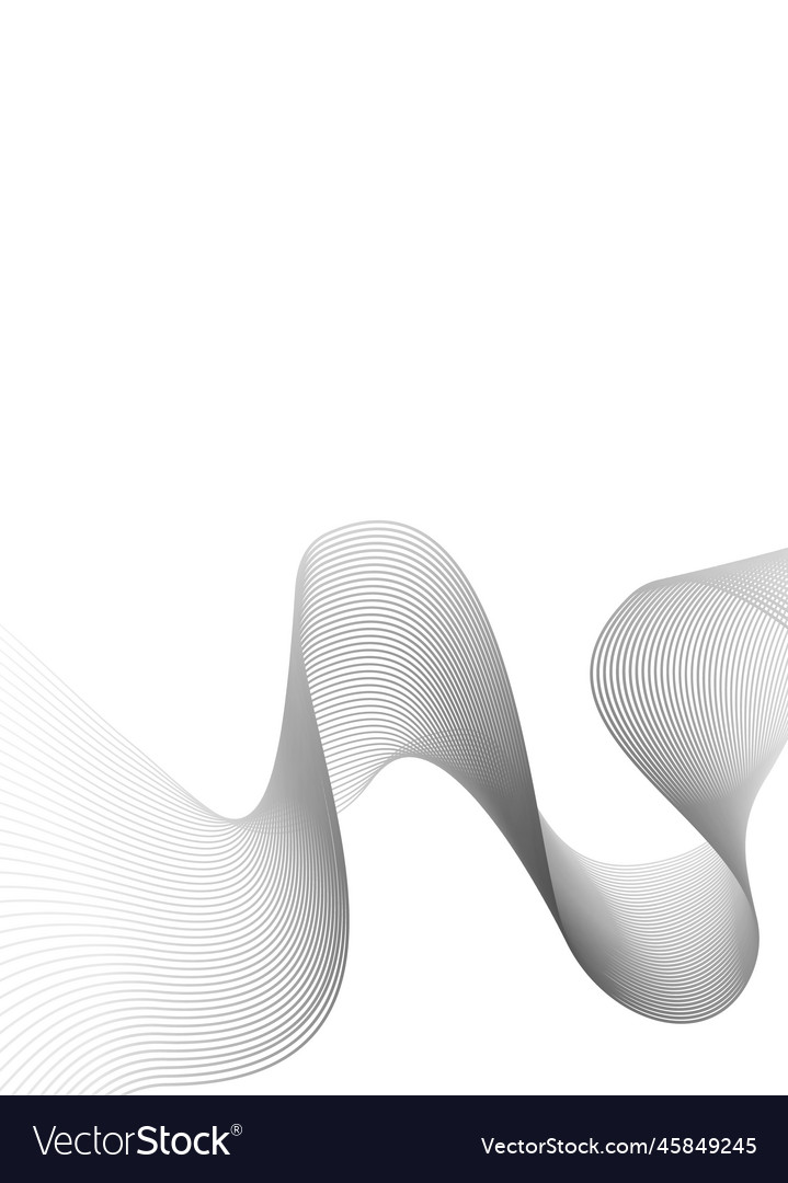 Layout with halftone wavy lines vector image Layout with halftone wavy lines