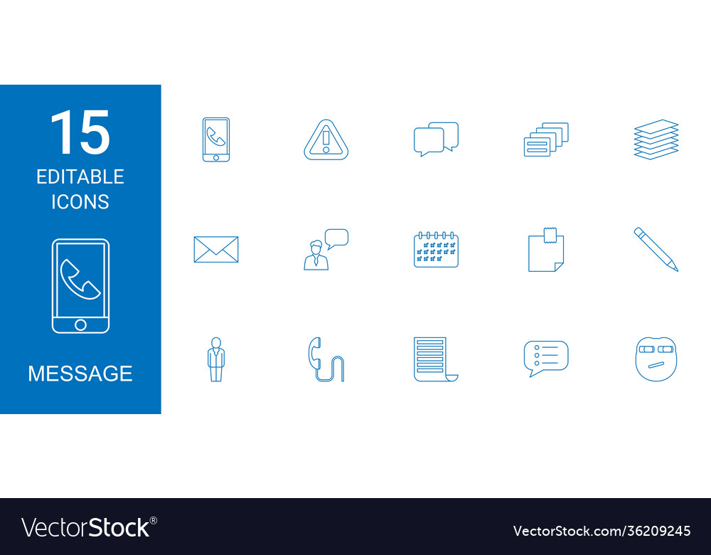 Message icons