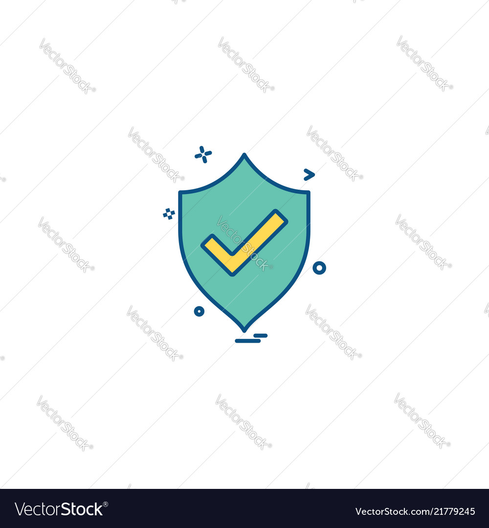 Password and security icon design vector image Password and security icon design