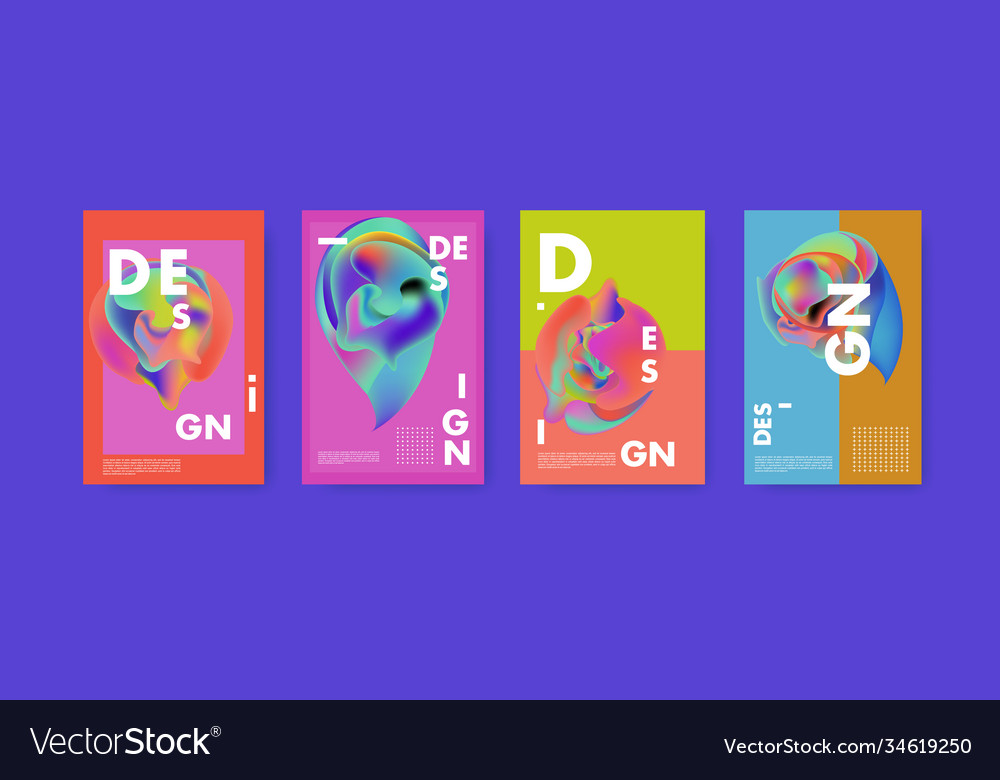 Abstract colorful liquid and fluid pattern