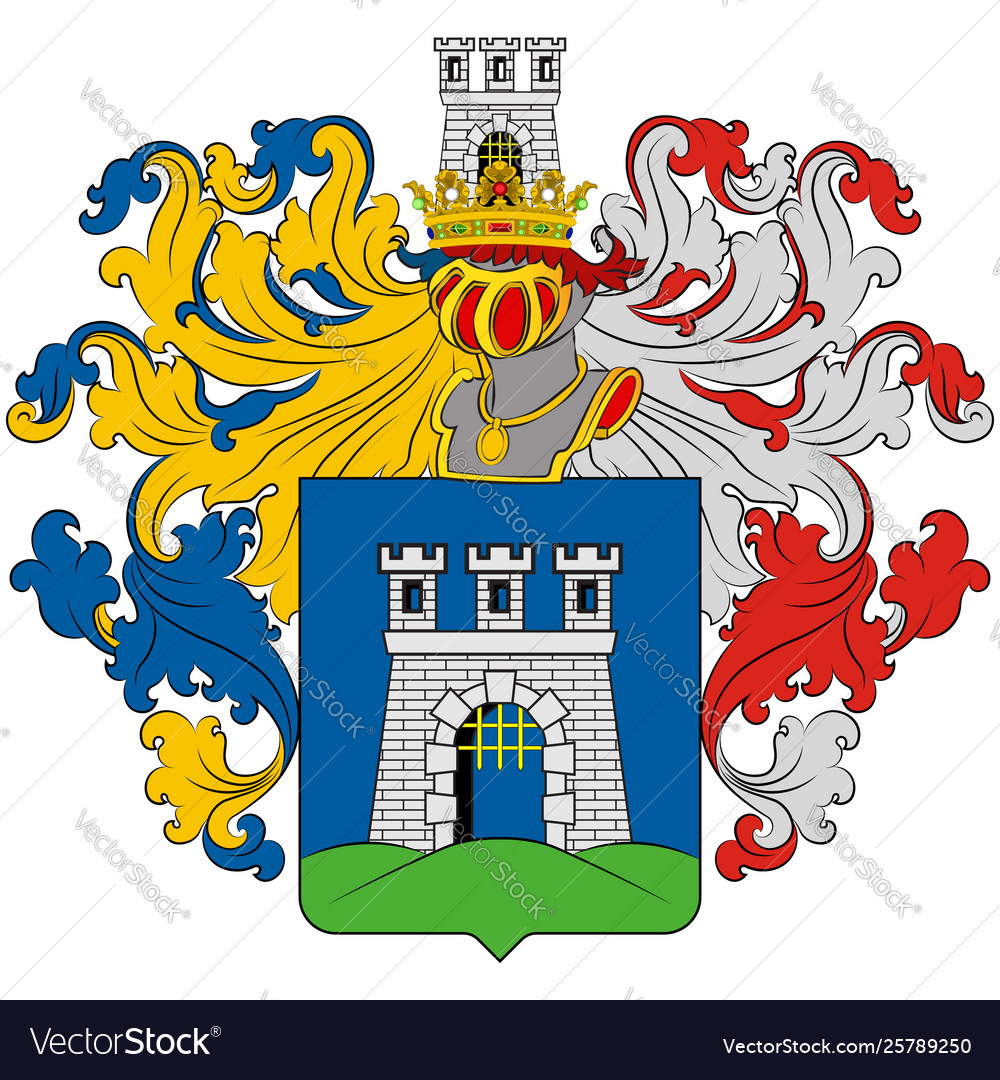 Coat arms kaposvar in somogy county