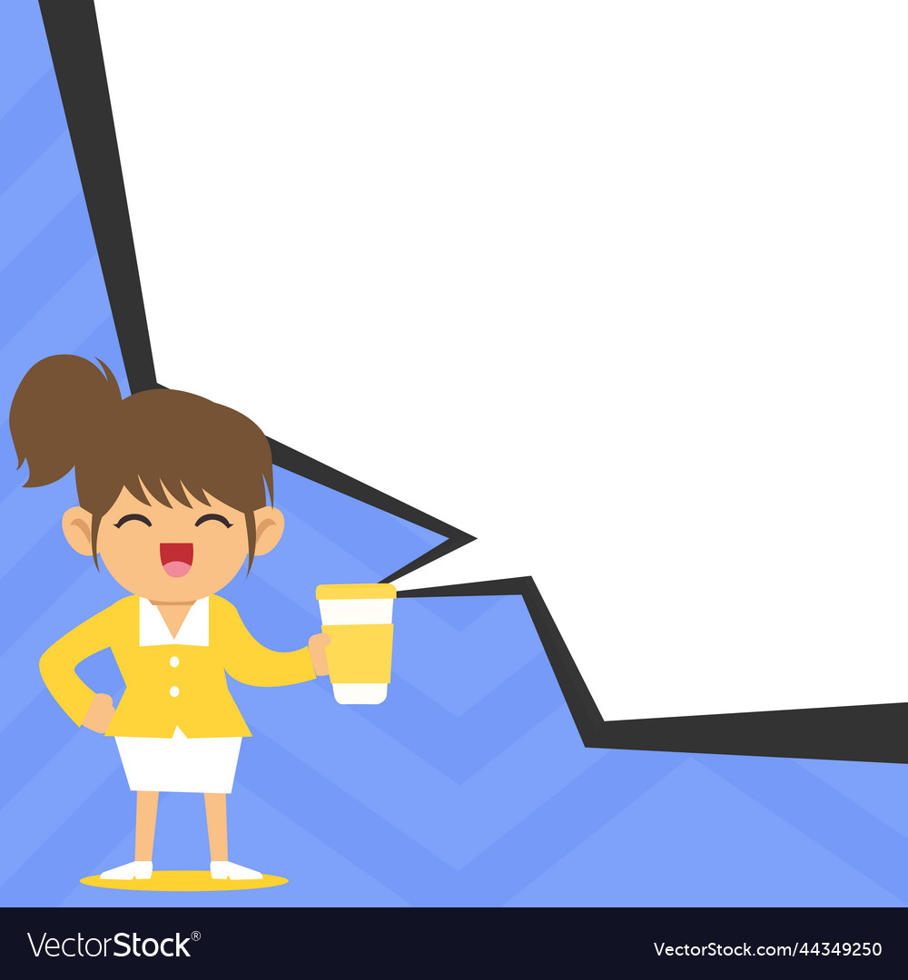 Instructor drawing pointing stick on empty Vector Image Instructor drawing pointing stick on empty