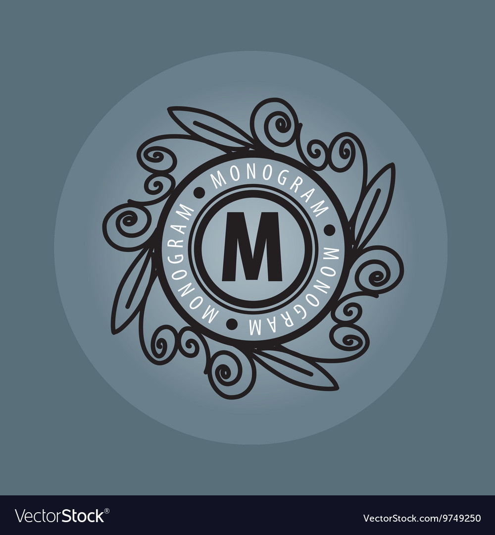 Monogram in frame