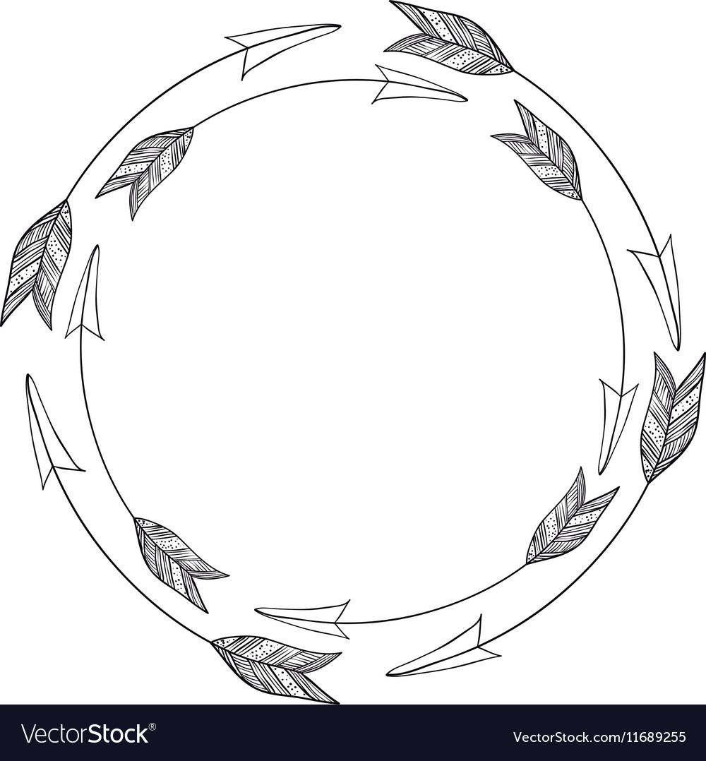 Bohemian Arrow Motif