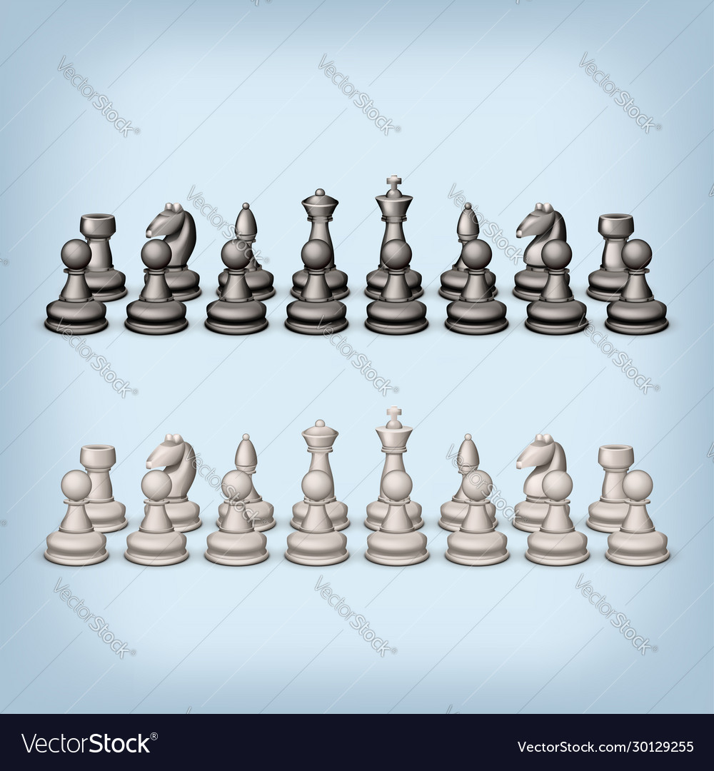 Chess Set Royalty Free Vector Image Vectorstock Chess Set Royalty Free Vector Image Vectorstock
