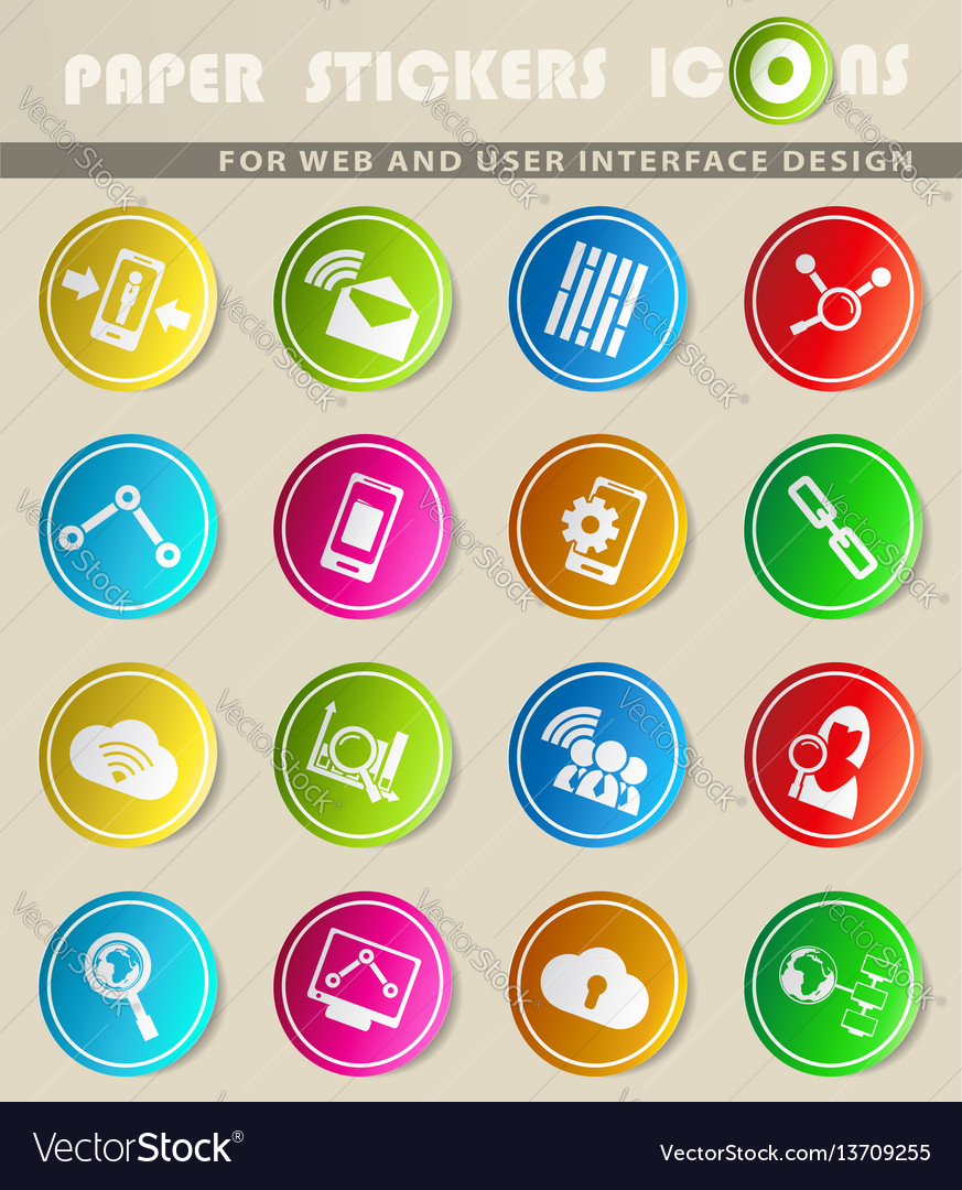 Data analytic icon set