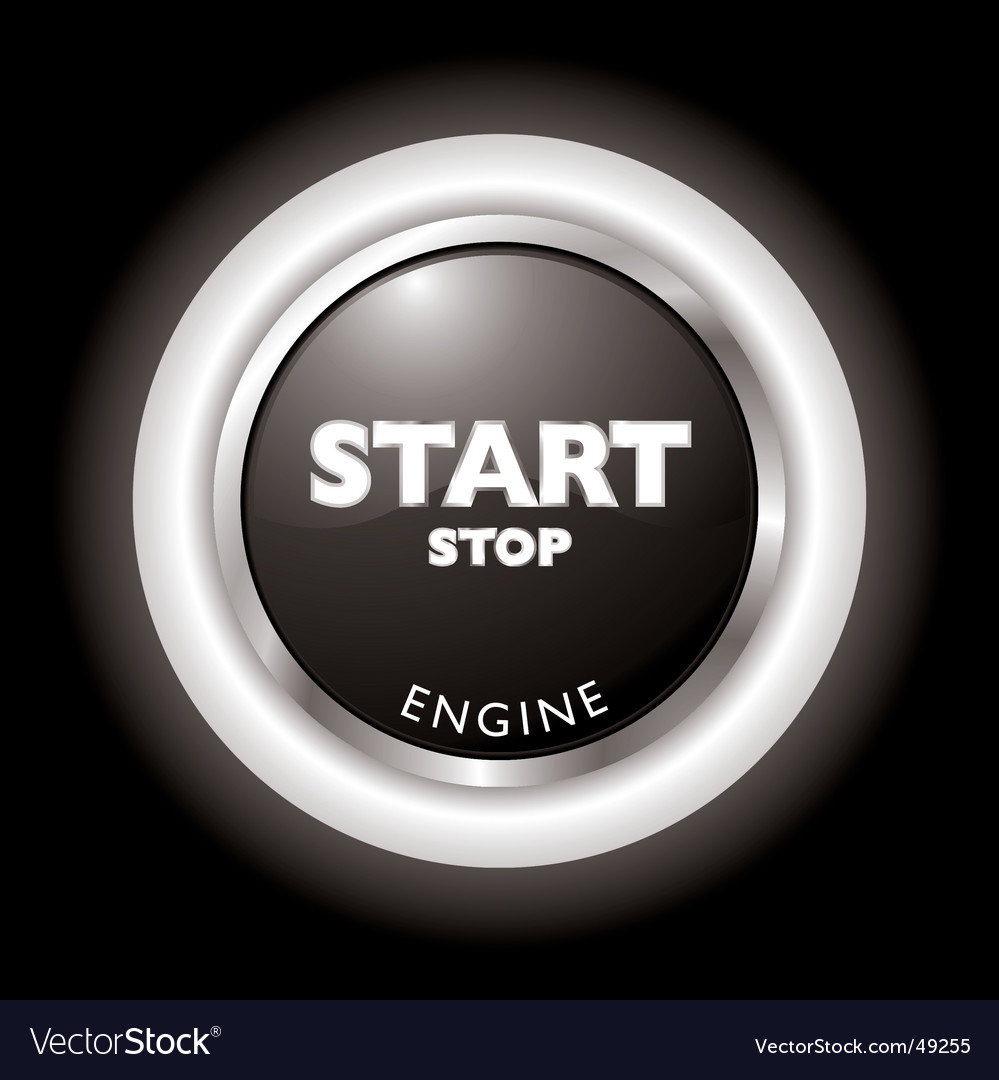 Engine start Royalty Free Vector Image - VectorStock