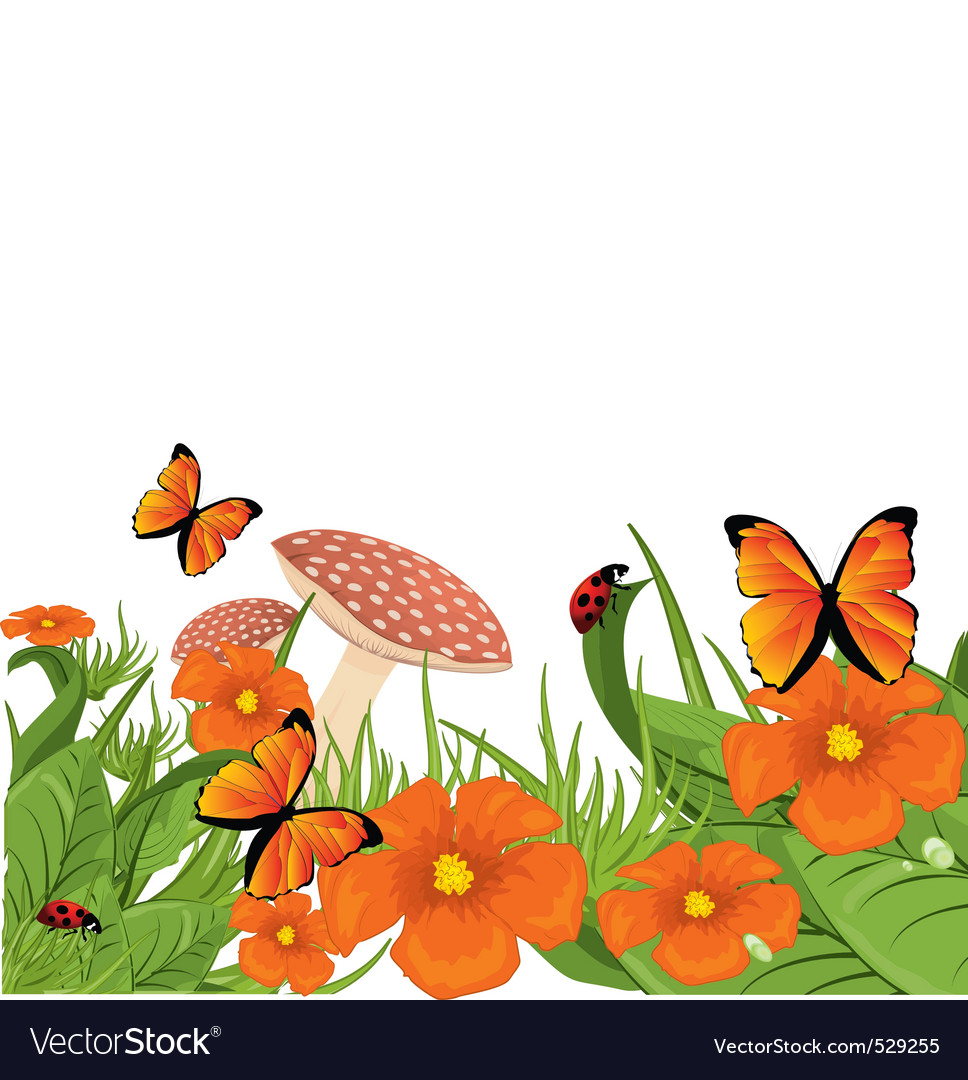 Forest border Royalty Free Vector Image VectorStock