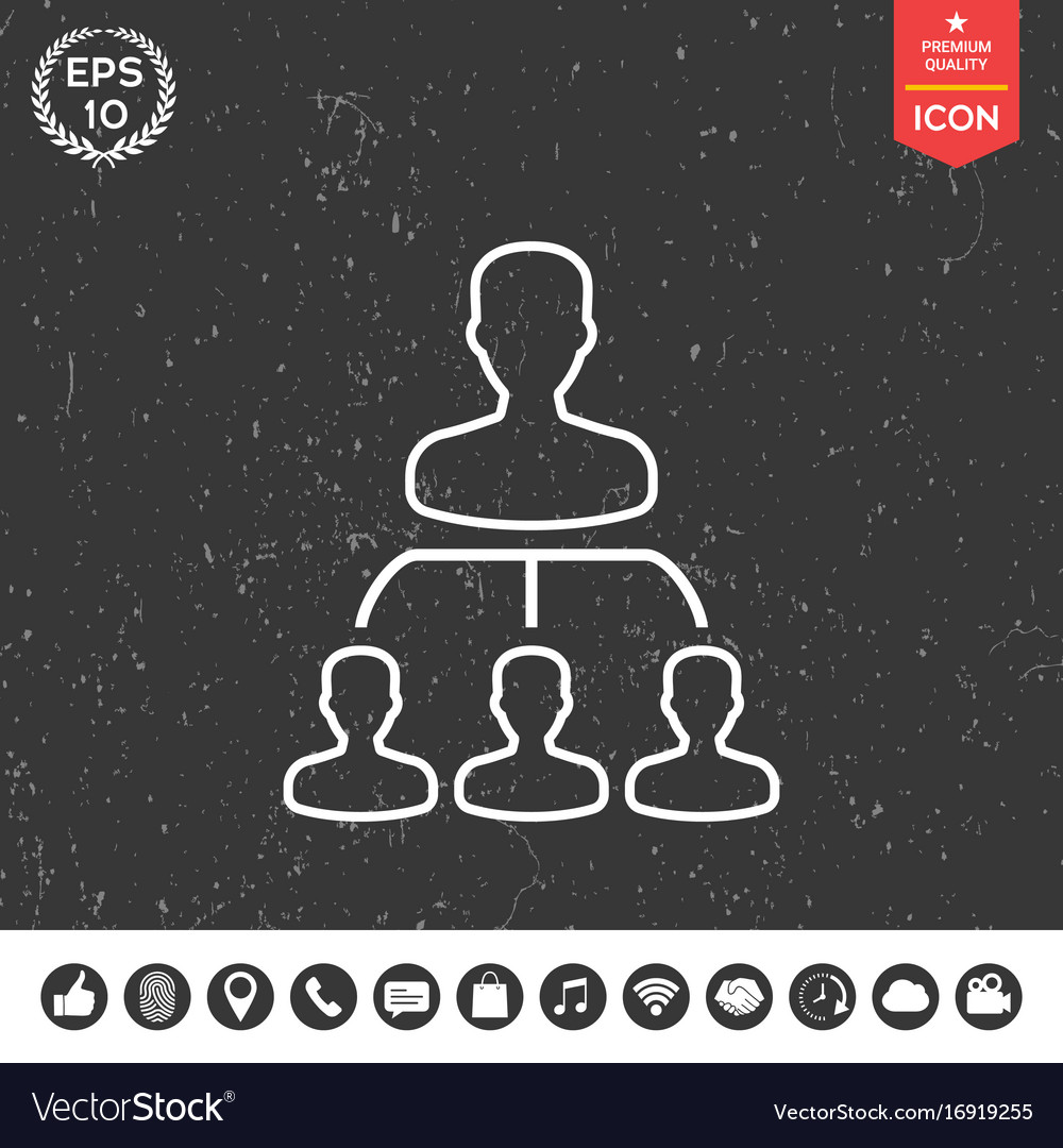 Hierarchy - line icon