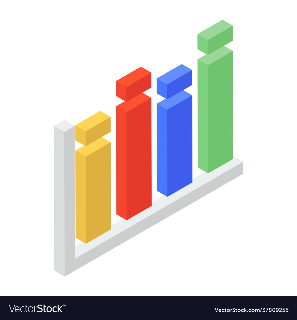 Histogram chart Royalty Free Vector Image - VectorStock