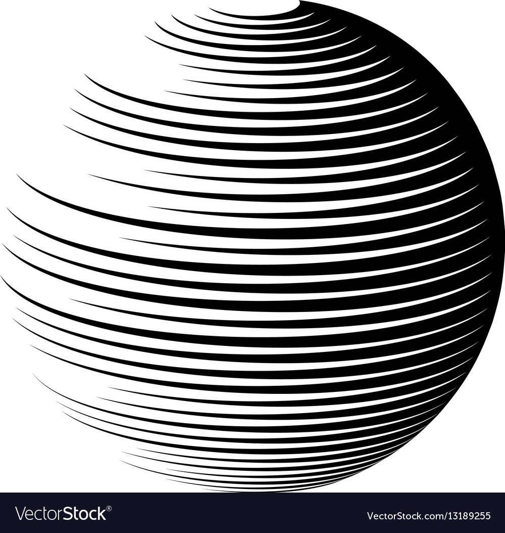 Rotating Speed Lines Sphere