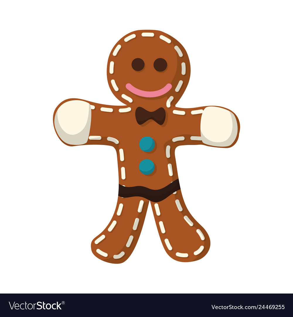 Sweet ginger cookie icon Royalty Free Vector Image