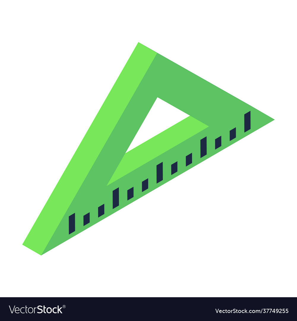 Triangular ruler
