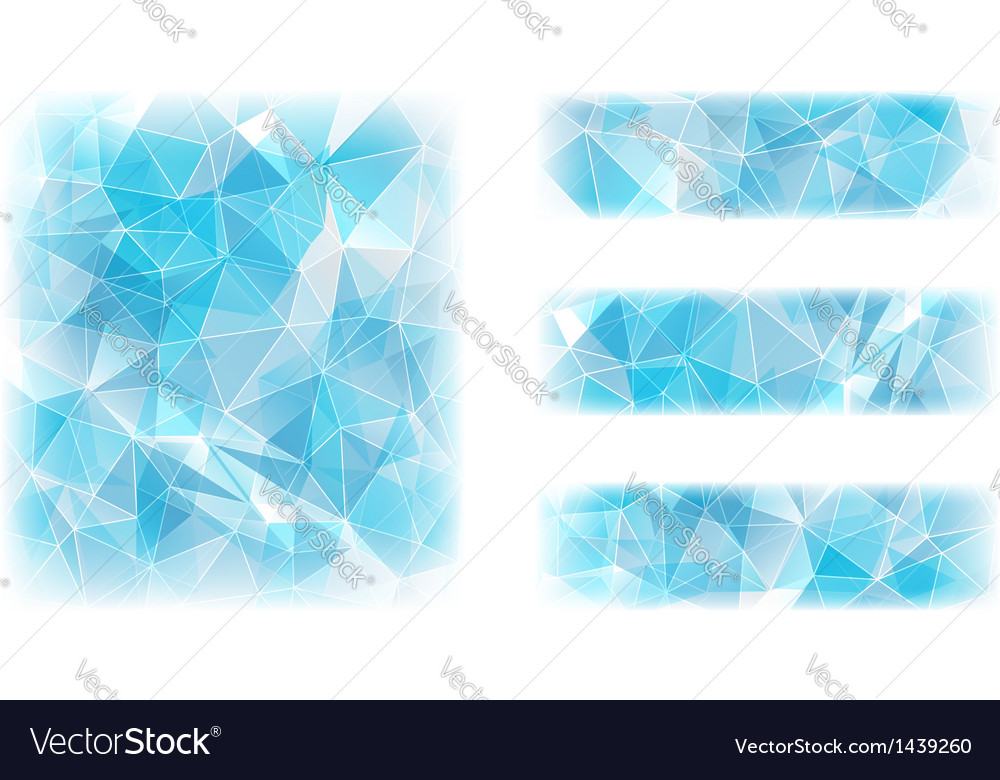 Abstract geometric background with triangular poly