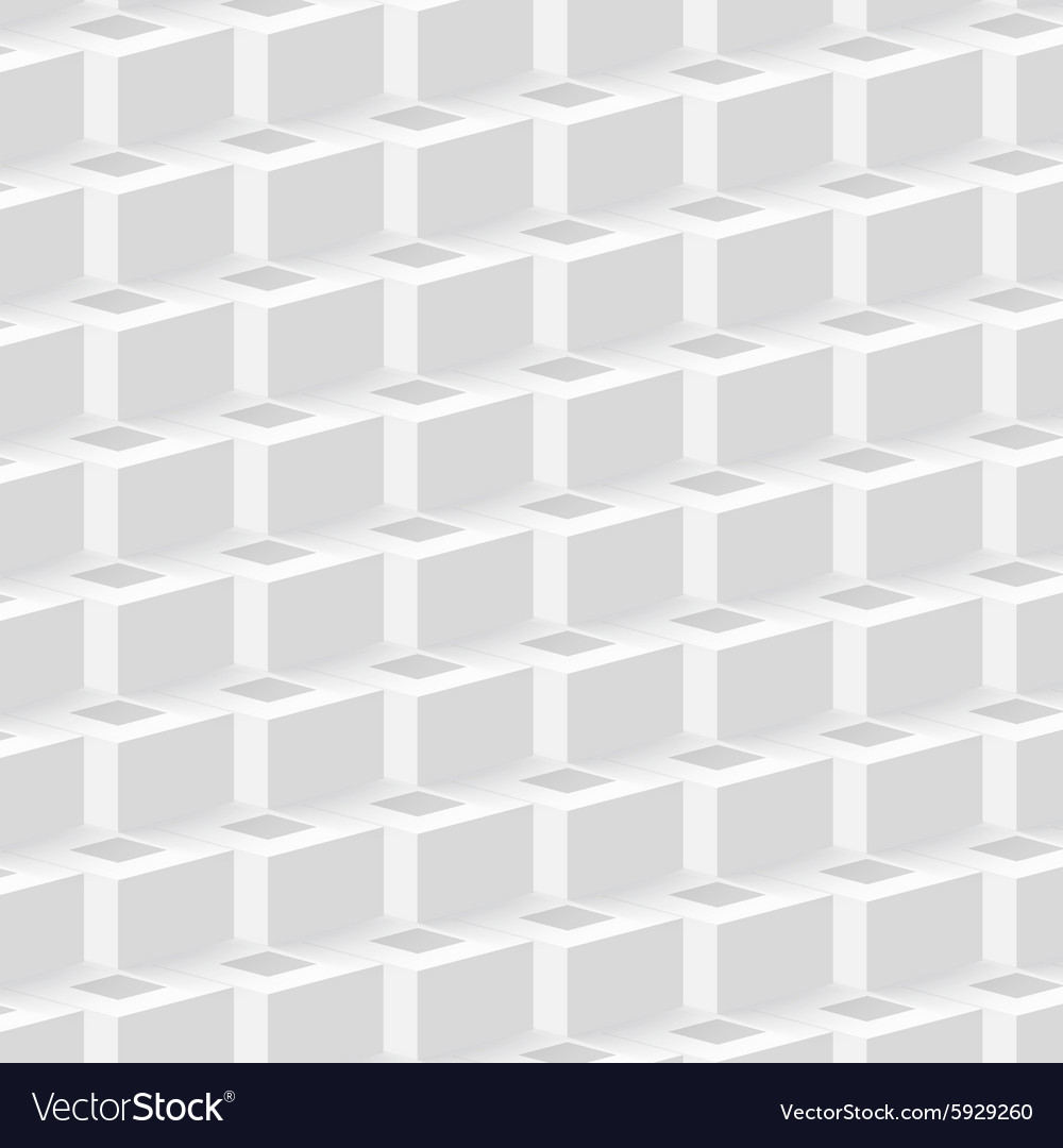 Abstract geometric shape from cubes