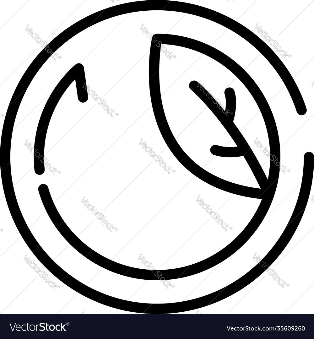 Bio innovation icon outline style Royalty Free Vector Image