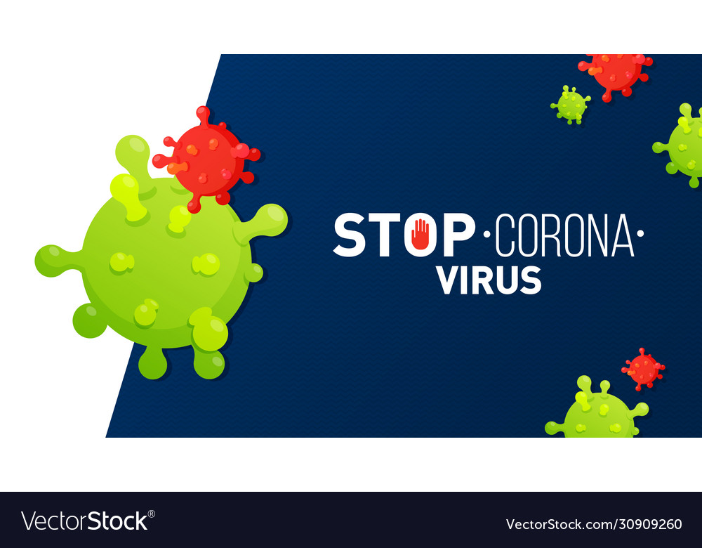 Coronavirus covid19-19 stop pandemic 2020 banner