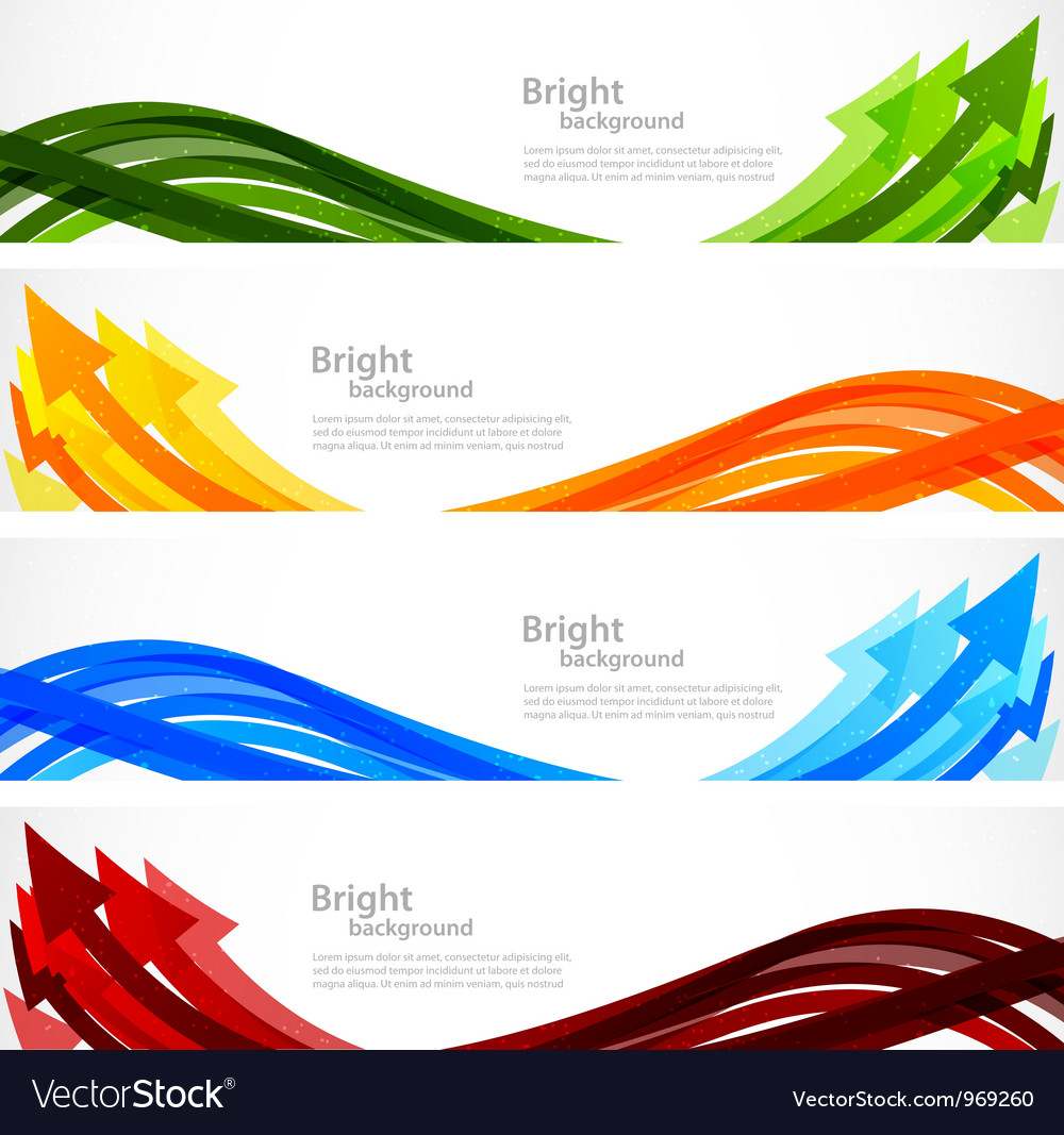 Dynamic Arrow Banner Set