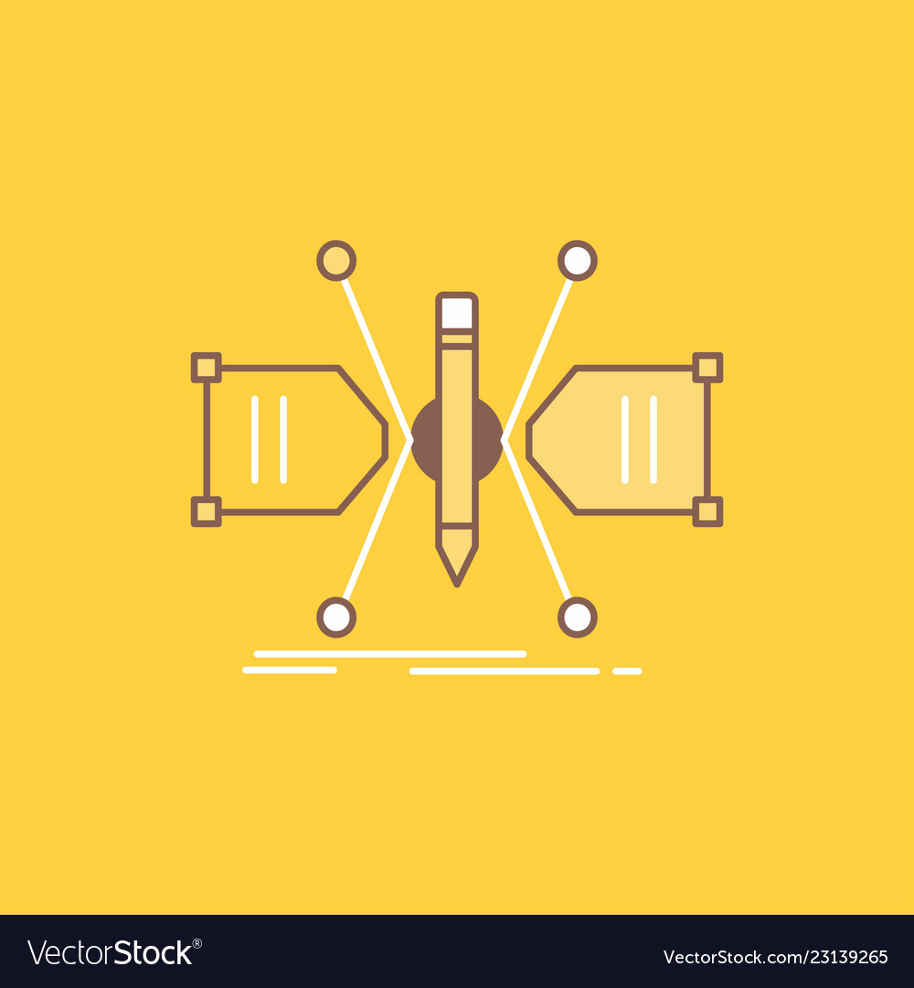 Architect constructing grid sketch structure flat vector image Architect constructing grid sketch structure flat
