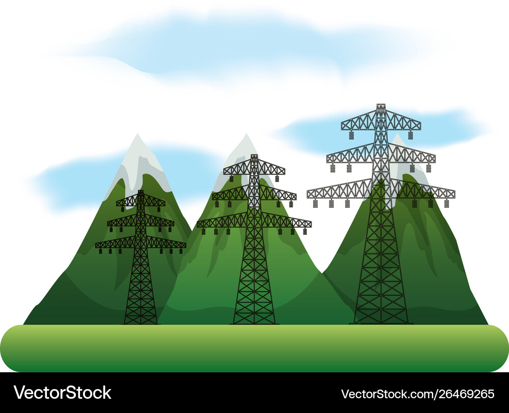 Eco friendly concept flat design Royalty Free Vector Image