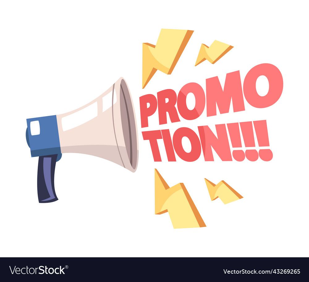 Megaphone or loudspeaker with lightning