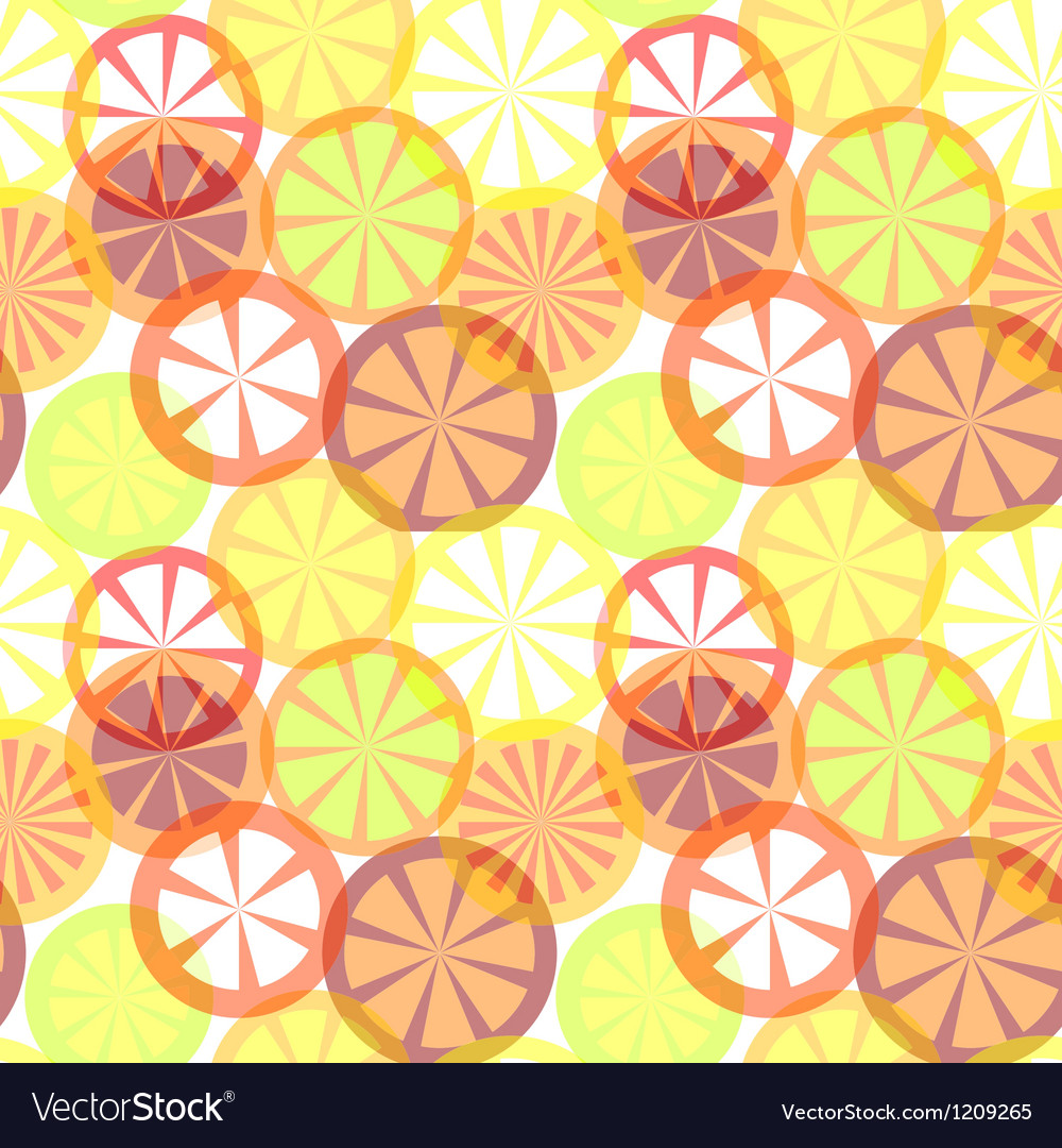Seamless citrus pattern