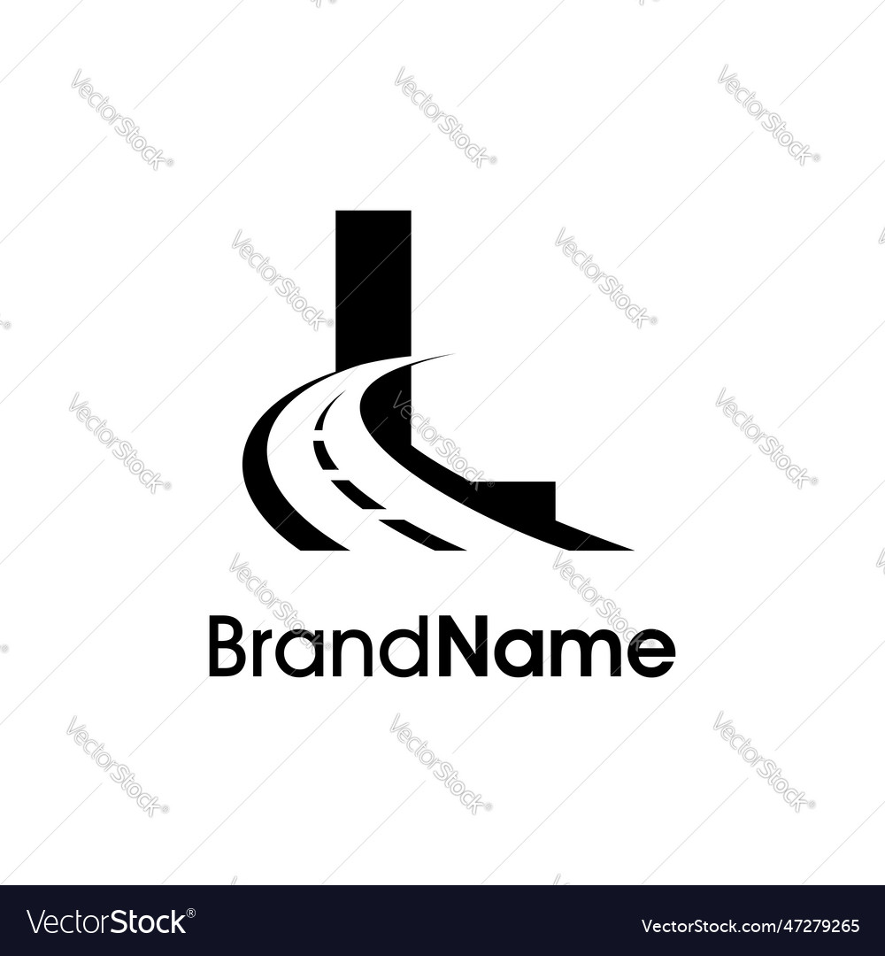 Simple initial l way logo