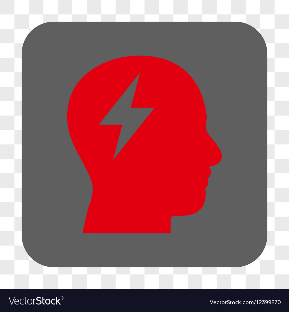 Brainstorming rounded square button