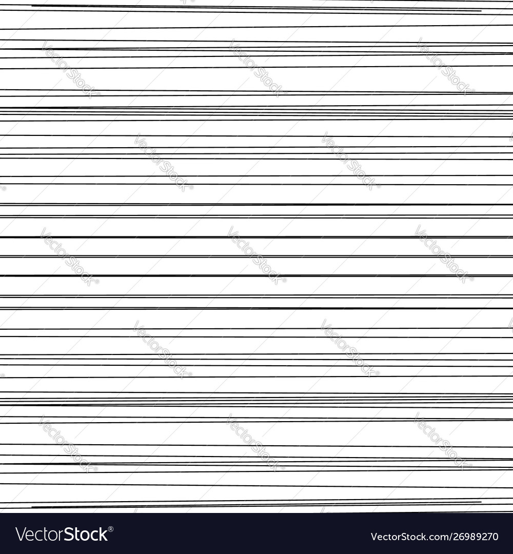 Dynamic horizontal lines stripes random linear vector image Dynamic horizontal lines stripes random linear