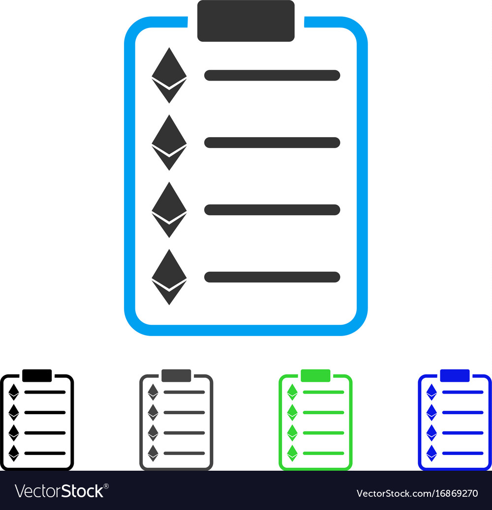 Ethereum List Pad Icon