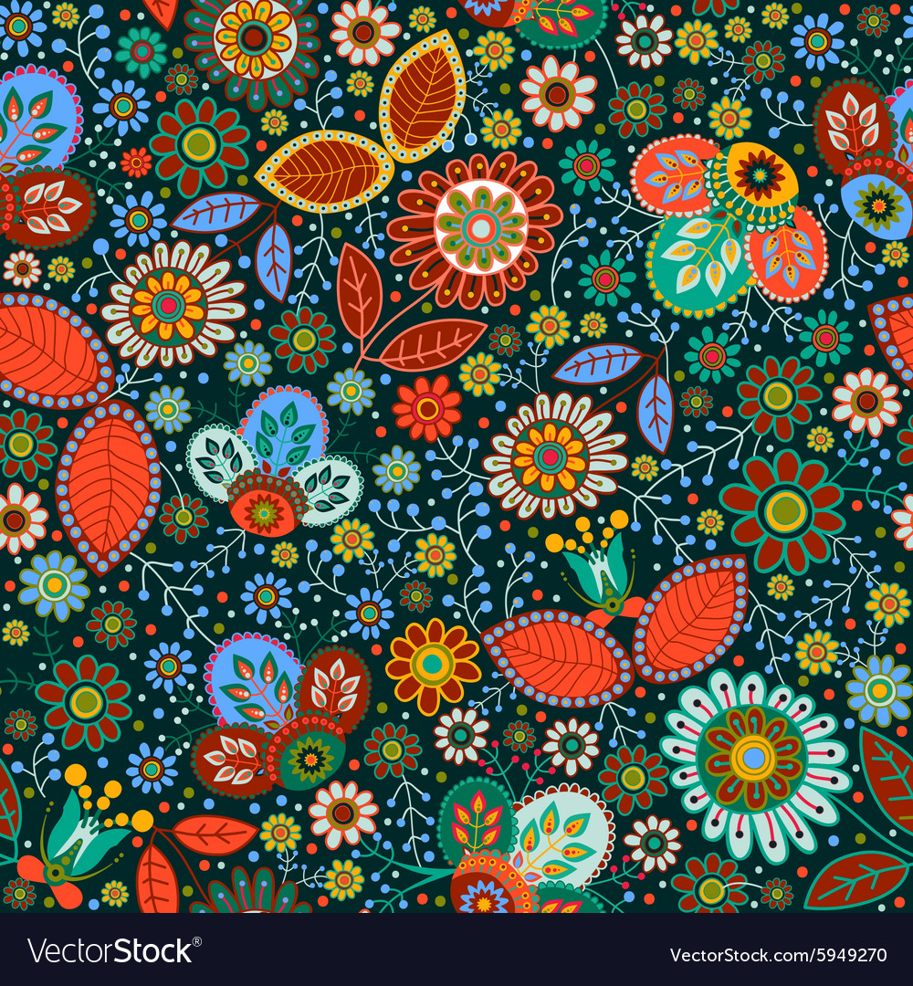Floral seamless pattern