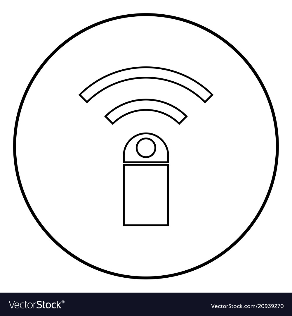 Remote control device icon black color simple vector image Remote control device icon black color simple