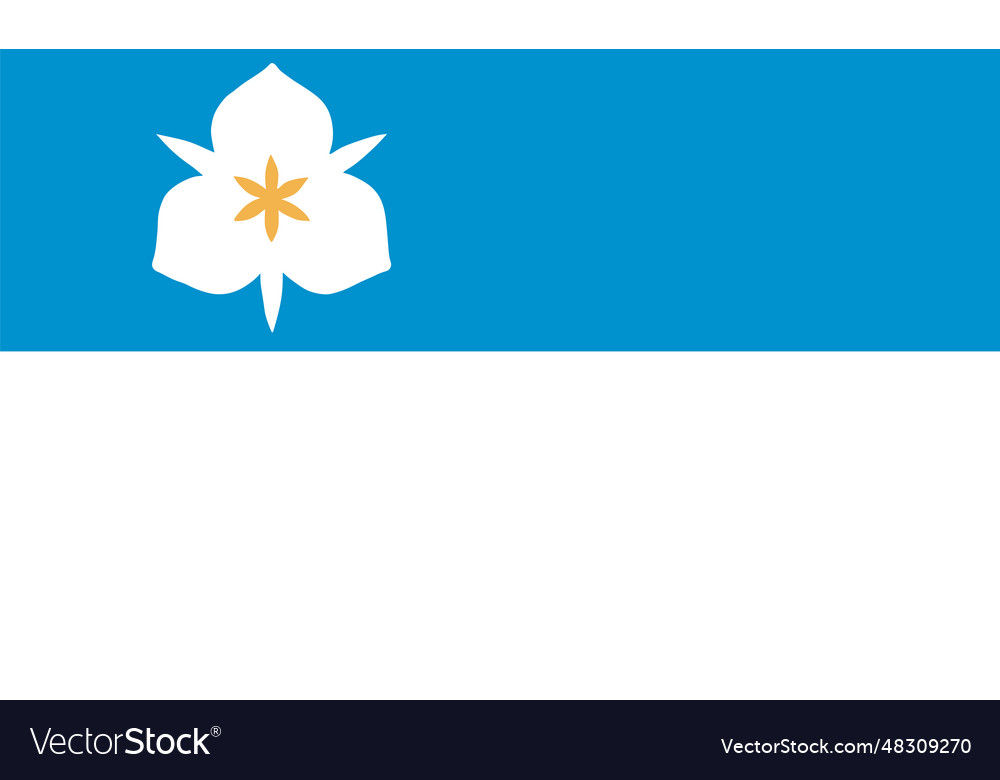 Salt lake city flag isolated