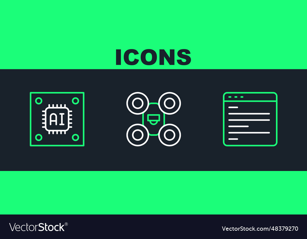 Zeile Computer api Schnittstelle Prozessor vector image Zeile Computer api Schnittstelle Prozessor
