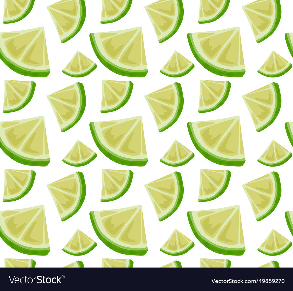 Small lime wedges with peel