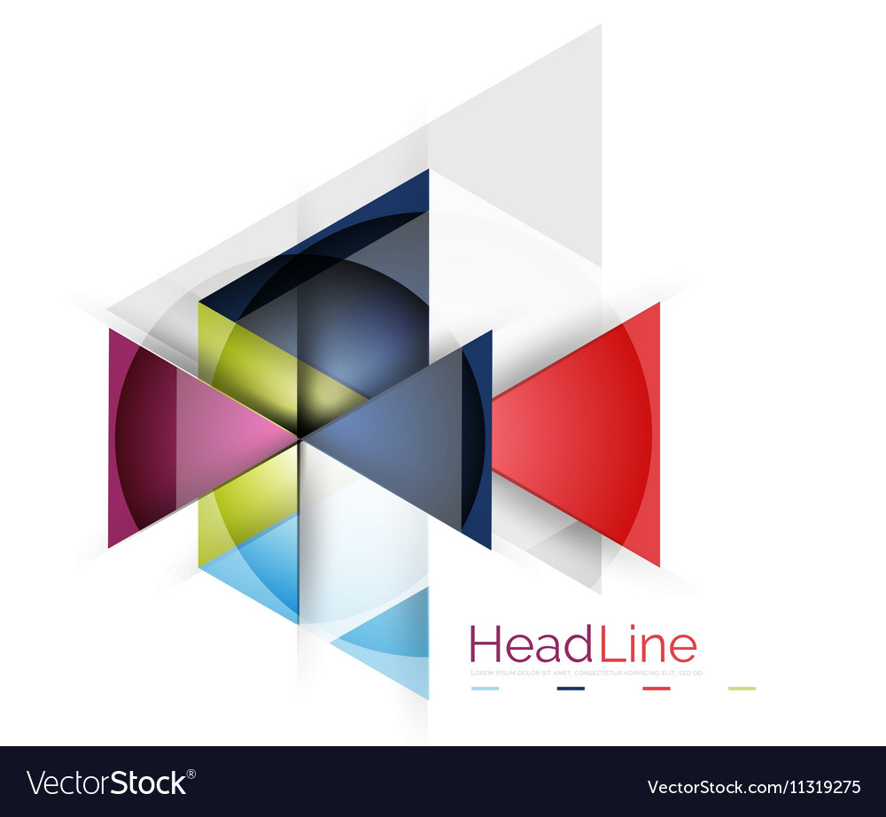 3d Geometric Abstract Background Royalty Free Vector Image 3d Geometric Abstract Background Royalty Free Vector Image