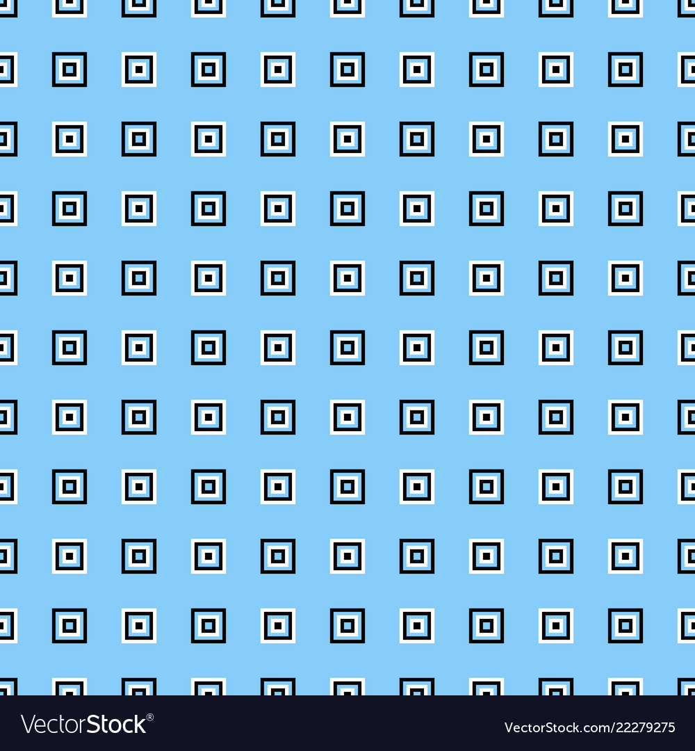 Abstract repeating square pattern design vector image Abstract repeating square pattern design