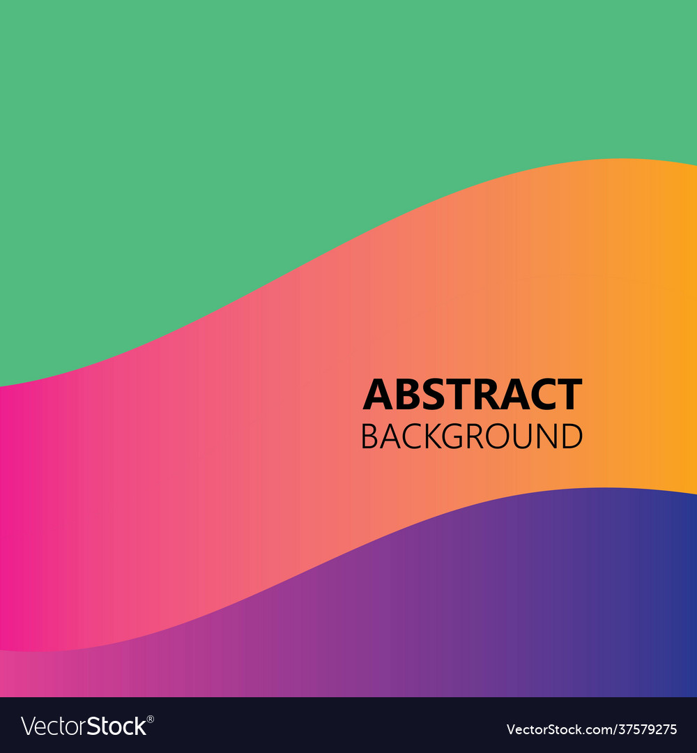 Background abstract color wave Royalty Free Vector Image