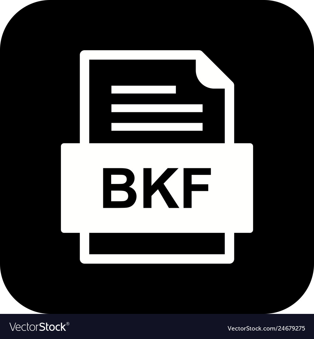 Bkf file document icon