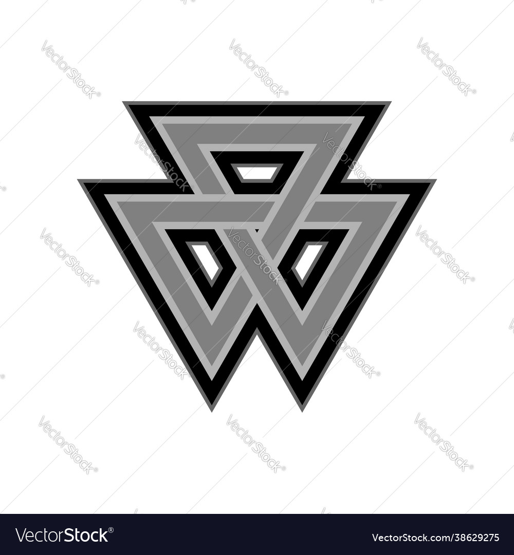 Celtic pattern isolated on white background Vector Image Celtic pattern isolated on white background