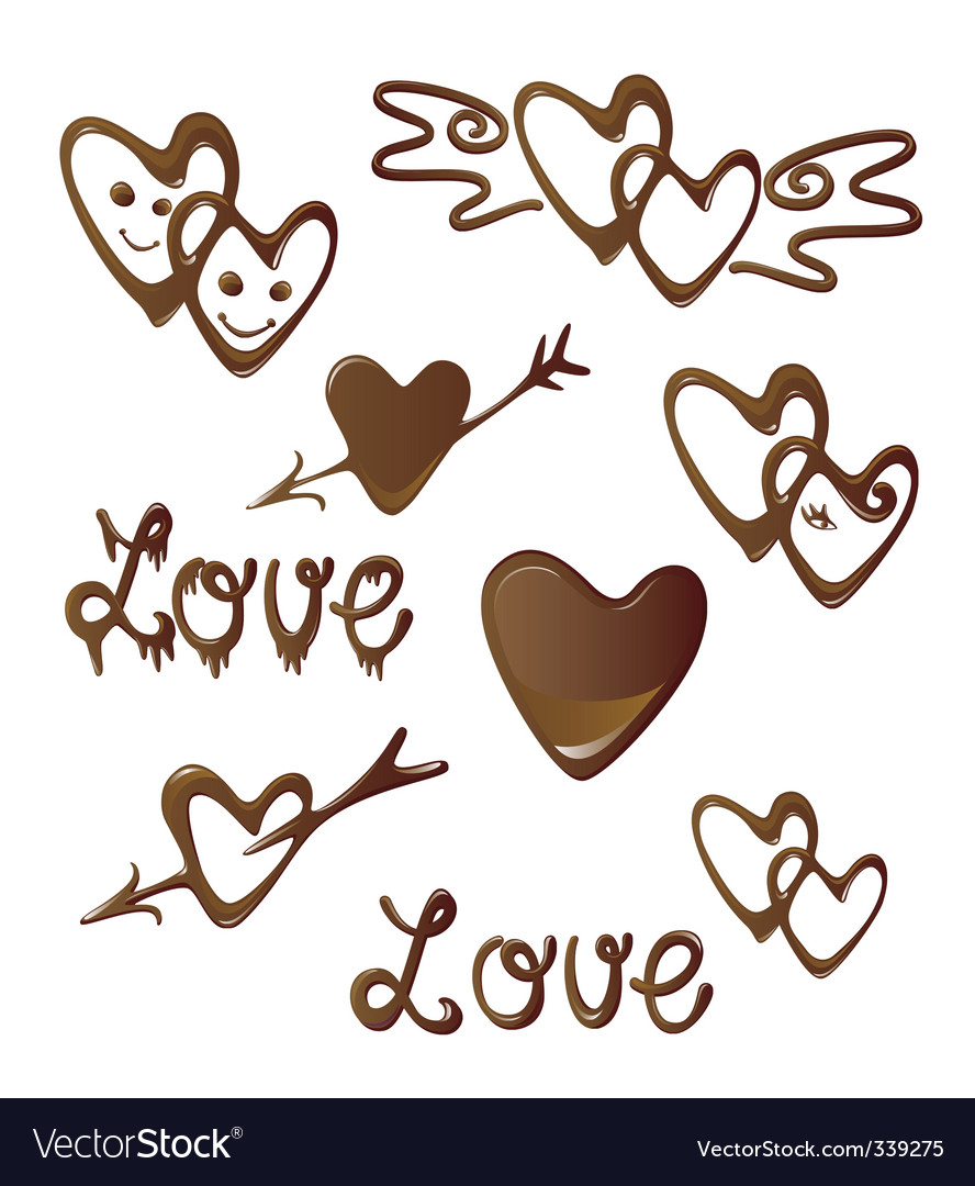 Chocolate background Royalty Free Vector Image
