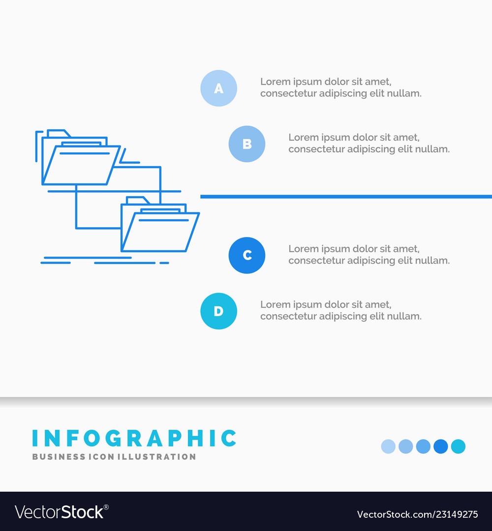 Folder file management move copy infographics