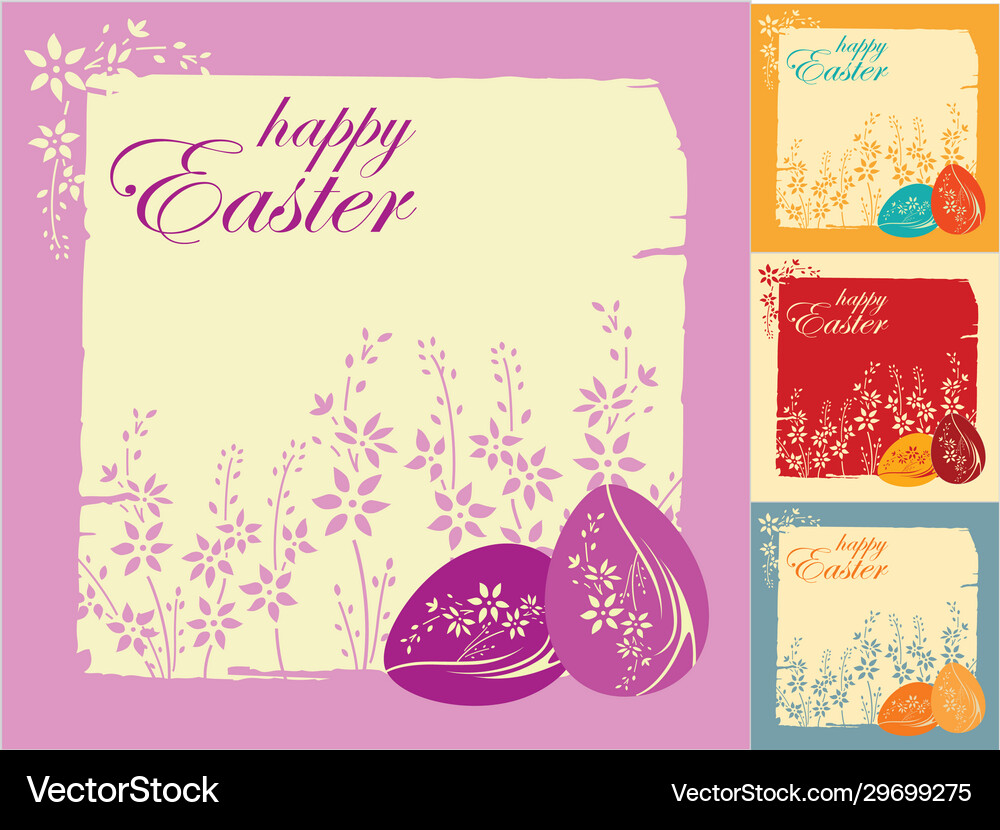 Happy easter Royalty Free Vector Image - VectorStock