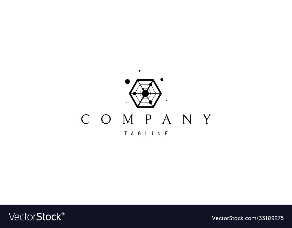 Logo in which abstract image Vector Image Logo in which abstract image