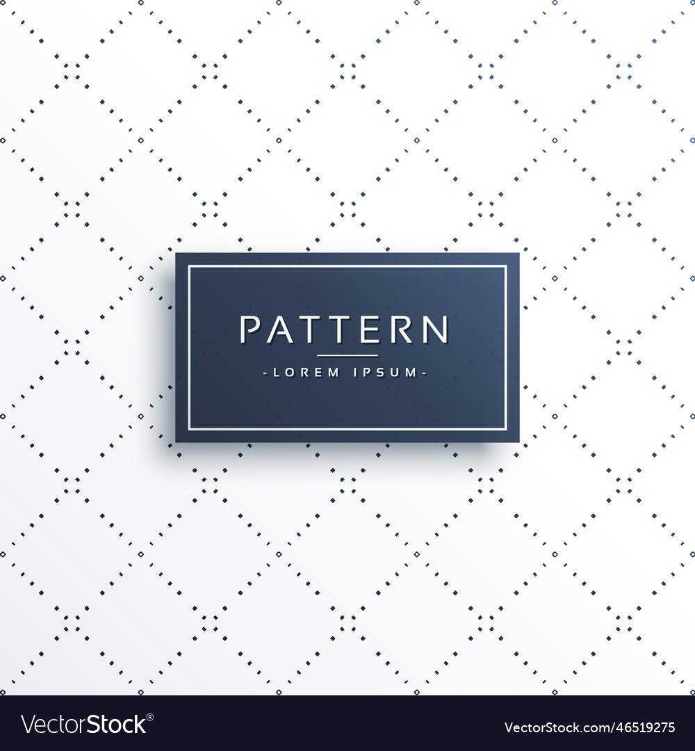 Minimal line dots diamond shape pattern background