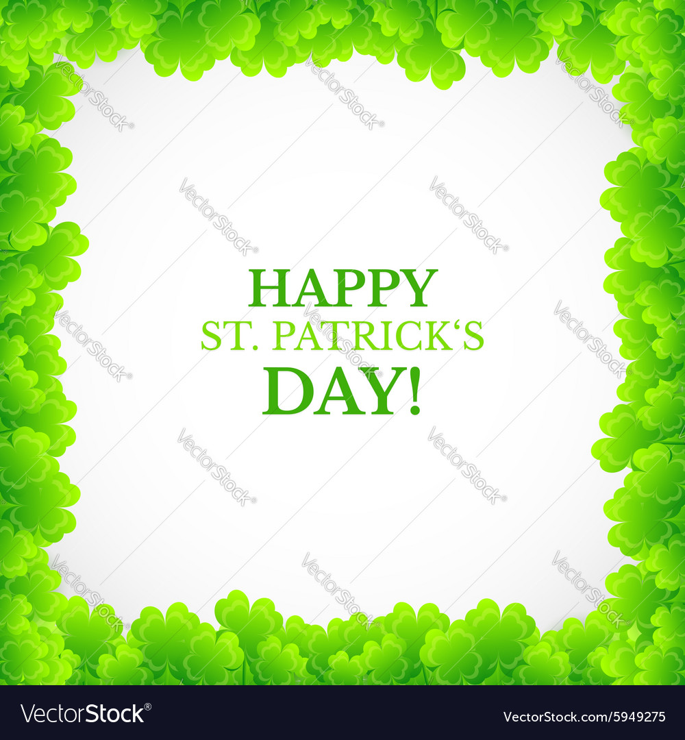 Shamrock emblem Royalty Free Vector Image - VectorStock