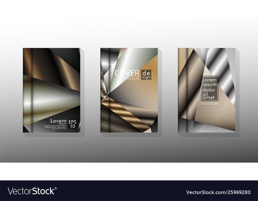 Set cover design triangle background abstract