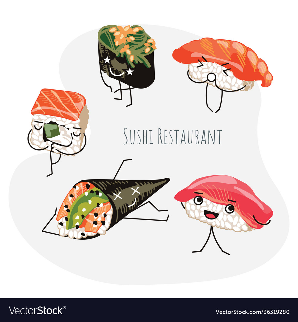 Sushi restaurant banner template